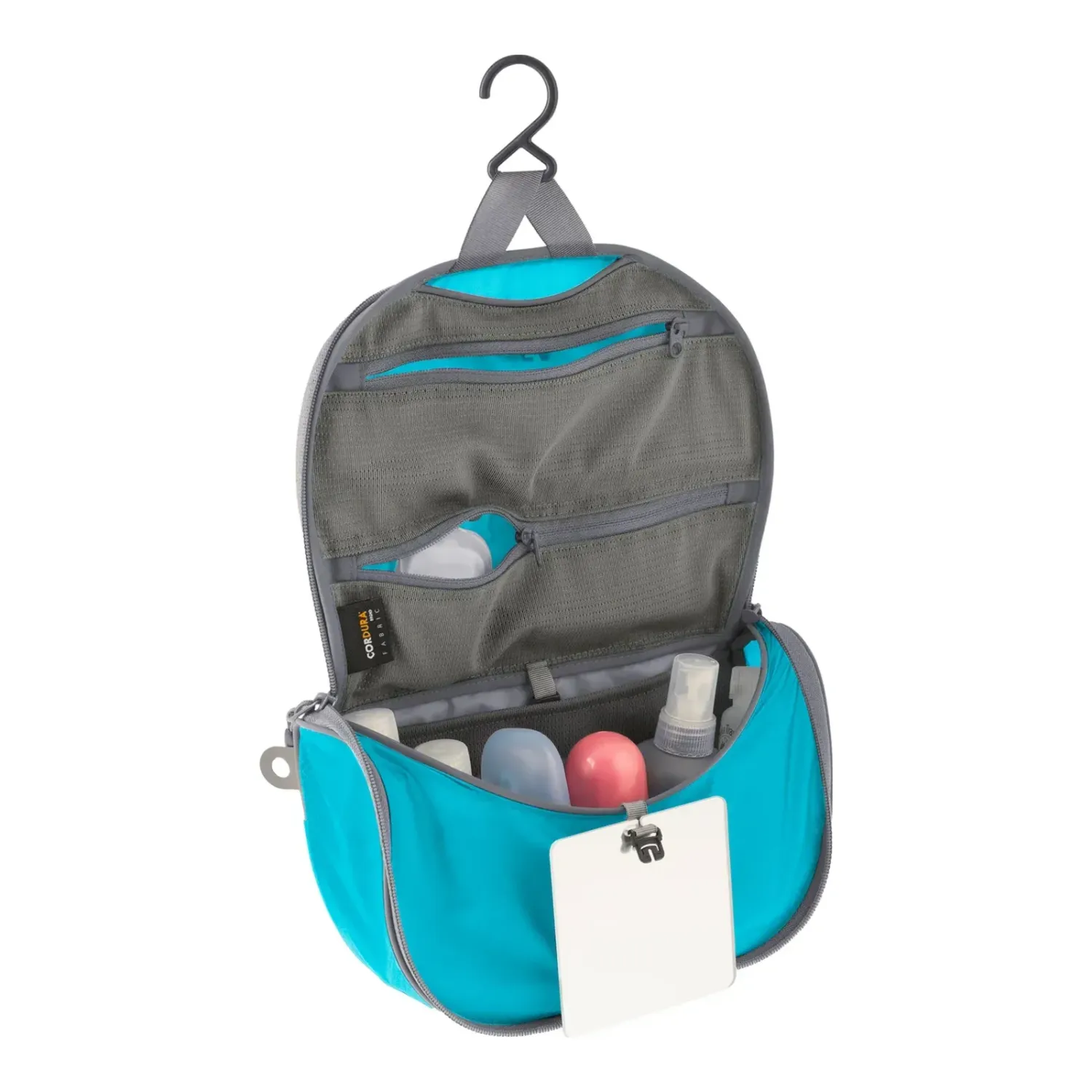 Sea to Summit Ultra-Sil Hanging Toiletry Bag in Blue Atoll, main view