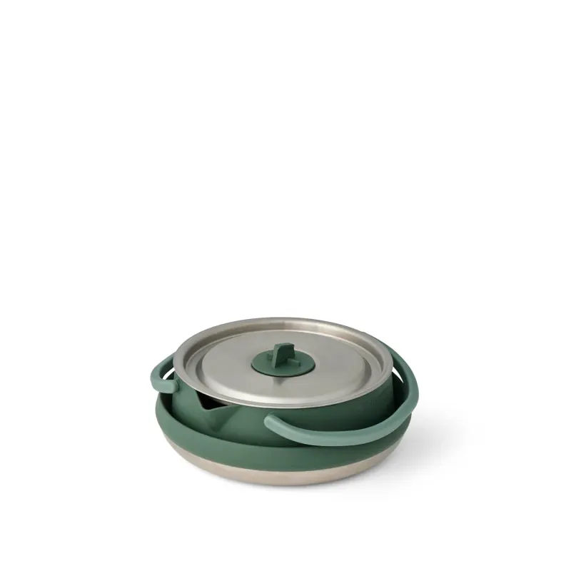 Sea to Summit Detour Stainless Steel Collapsible Kettle in Wbg, alternate view 1