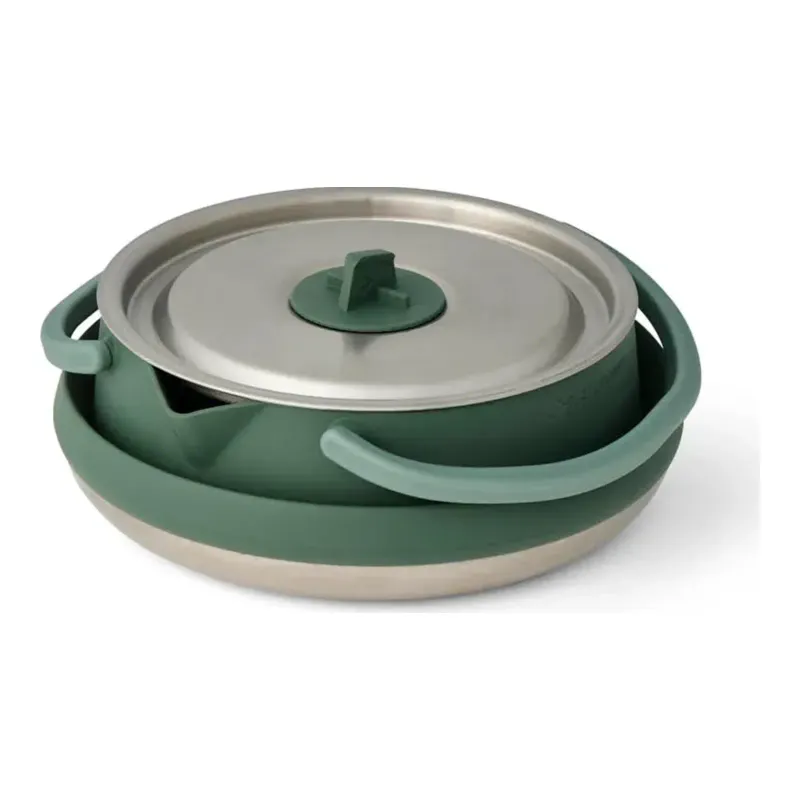 Sea to Summit Detour Stainless Steel Collapsible Kettle in Wbg, alternate view 1
