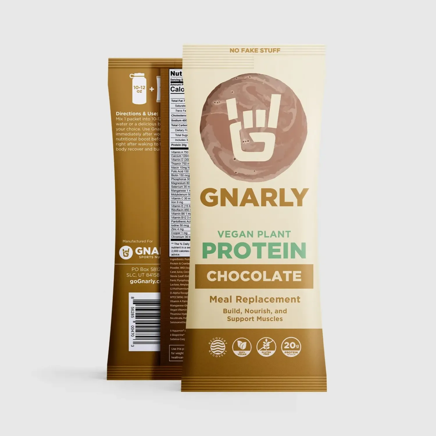 Gnarly Vegan Protein Individual Sticks