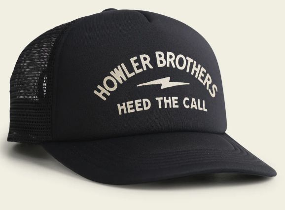 Howler Brothers Foam Dome Hat, Color: Lightning Badge: Black