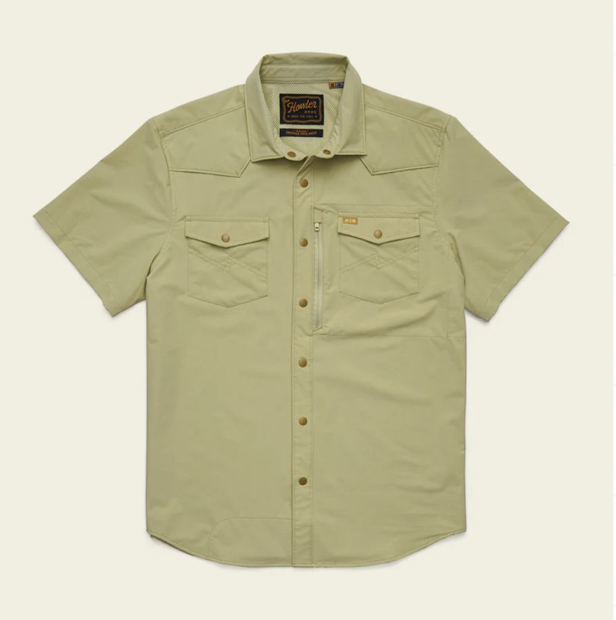 Howler Brothers Men's Emerger Tech Shirt, Color: Wasabi, Size: XL