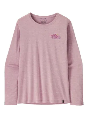 Patagonia Women's L/S Cap Cool Daily Shirt - Trailcheck, front view