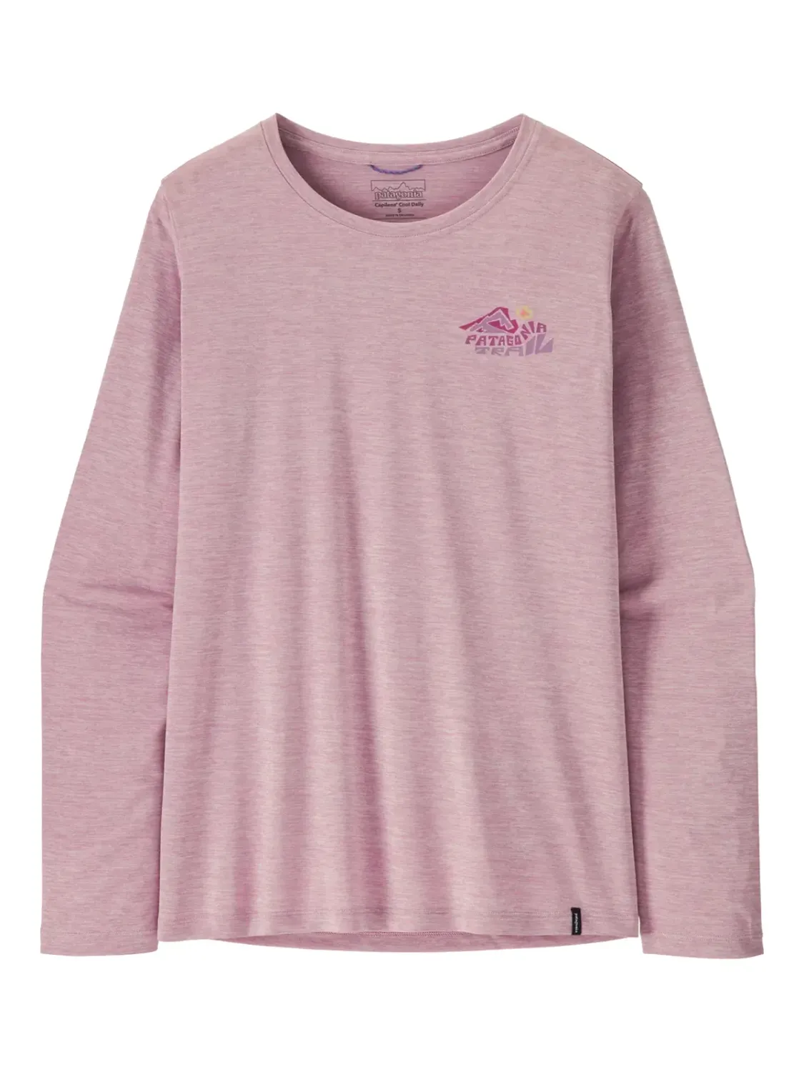 Patagonia Women's L/S Cap Cool Daily Shirt - Trailcheck, Color: Quiet Violet, Size: M
