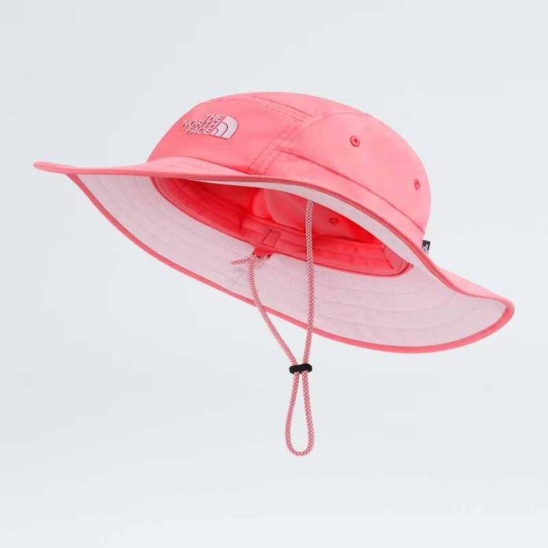 The North Face Kids' Class V Brimmer in Coral Crush, front view