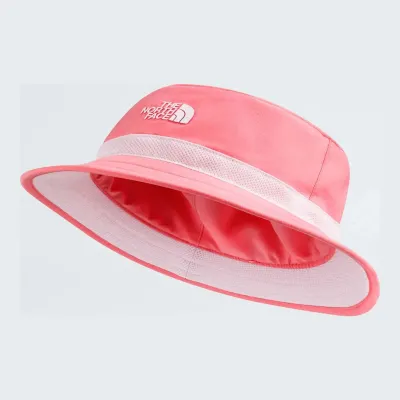 The North Face Kids' Class V Reversible Bucket in Coral Crush, alternate view 1