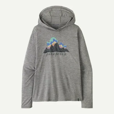 Patagonia Women's Cap Cool Daily Hoody - Fitz Roy Nimbus, front view