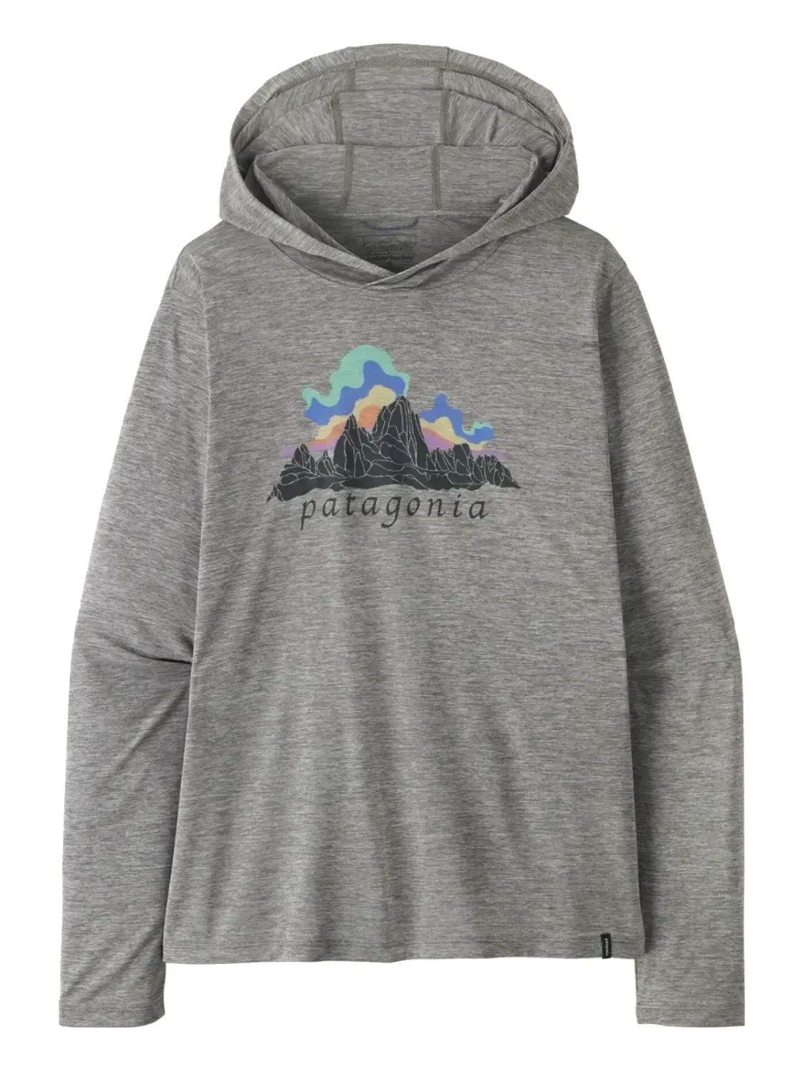 Patagonia Women's Cap Cool Daily Hoody - Fitz Roy Nimbus, Color: Feather Grey, Size: M