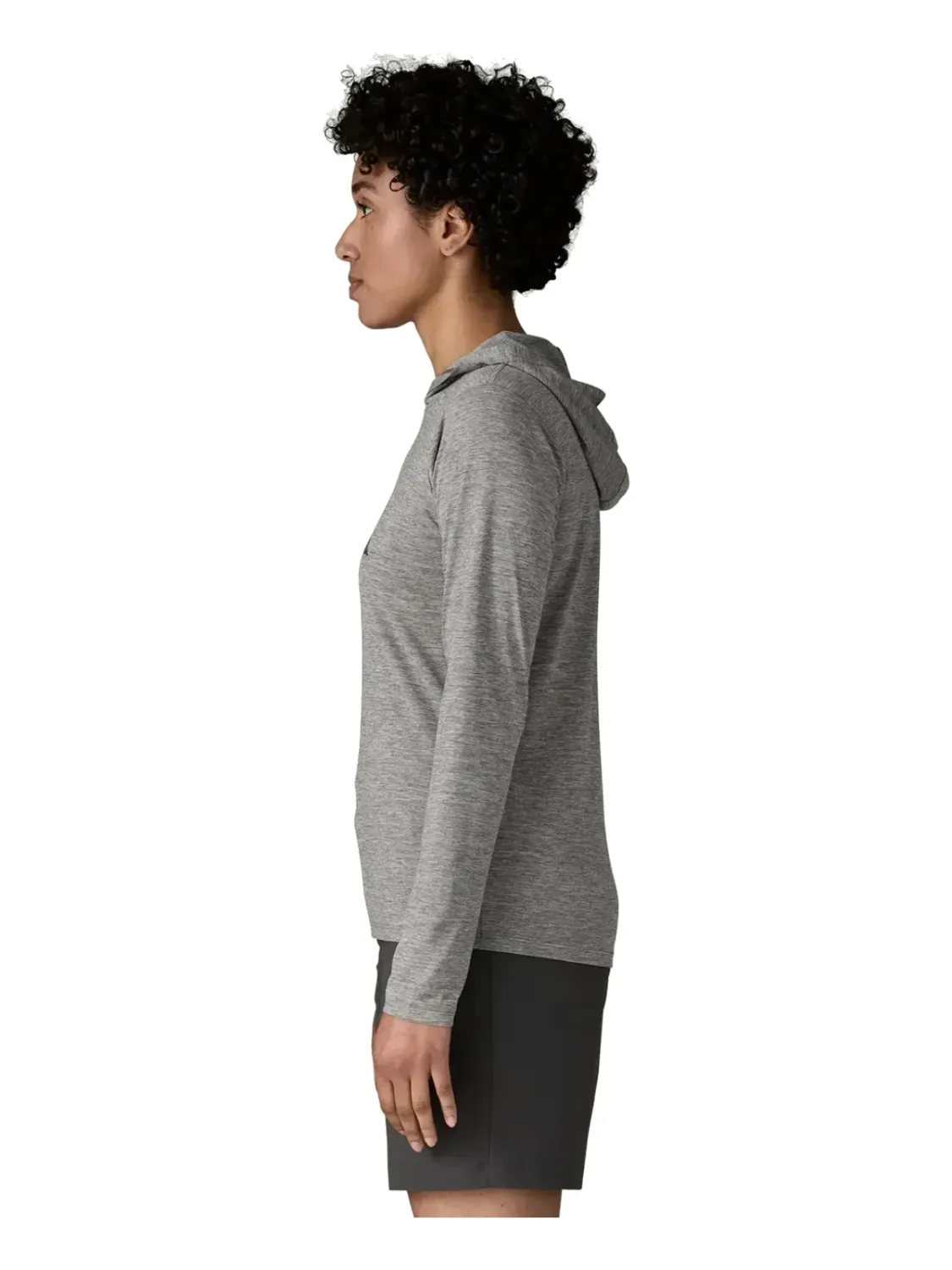 Patagonia Women's Cap Cool Daily Hoody - Fitz Roy Nimbus in Bf4, alternate view 4