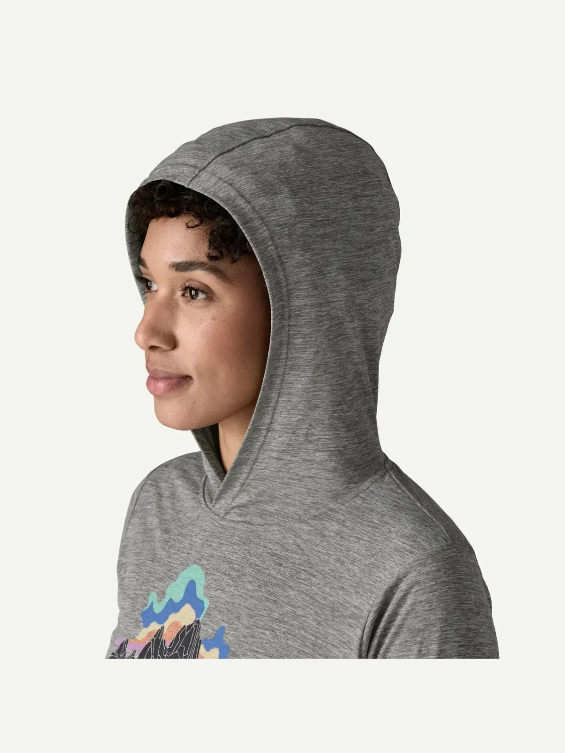 Patagonia Women's Cap Cool Daily Hoody - Fitz Roy Nimbus, alternate view 5