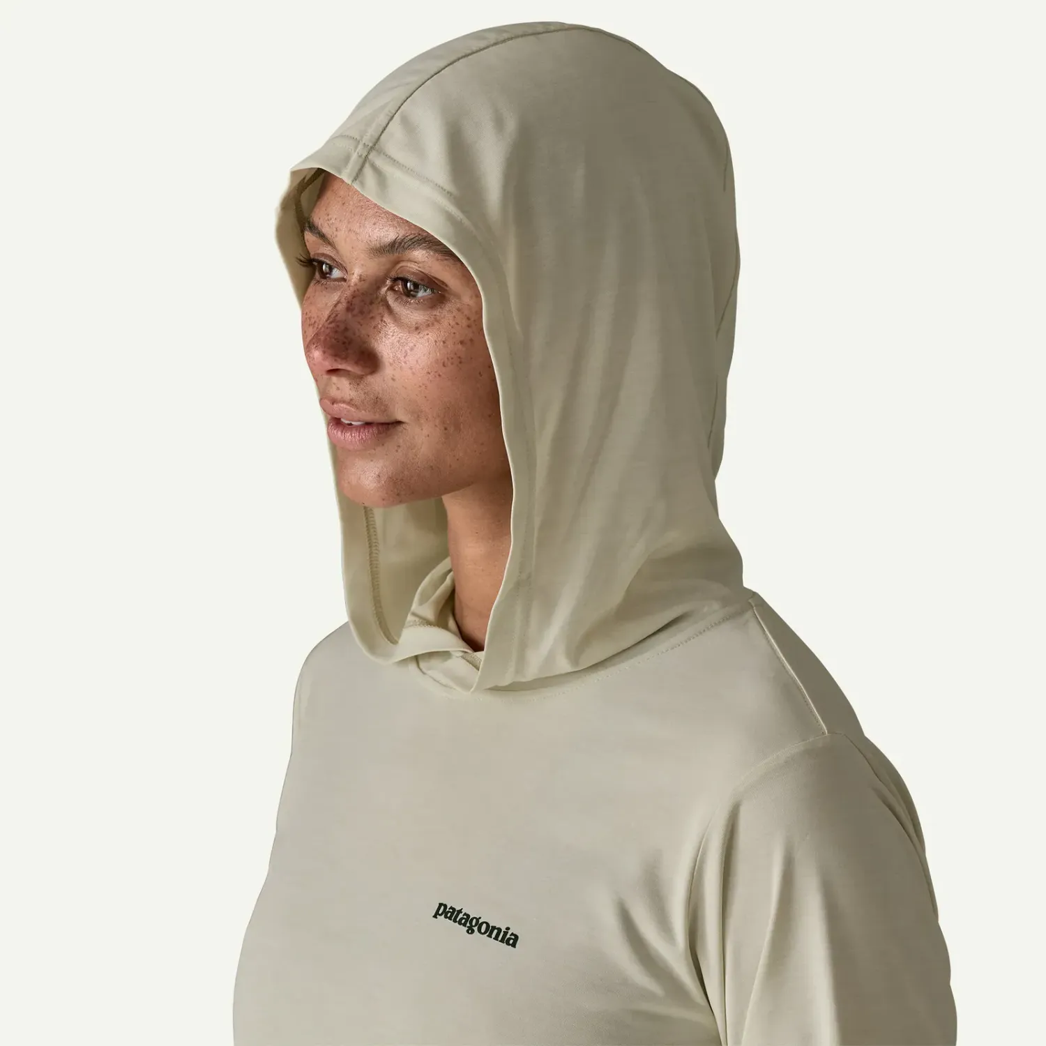 Patagonia Women's Cap Cool Daily Hoody - Boardshort Logo, alternate view 4