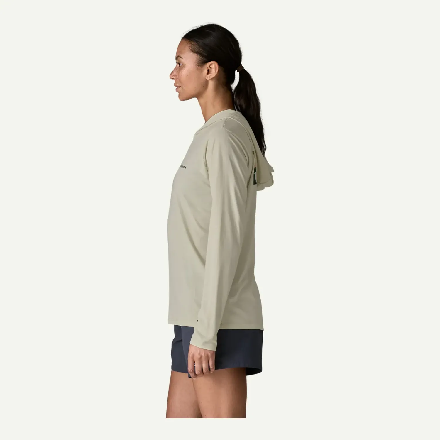 Patagonia Women's Cap Cool Daily Hoody - Boardshort Logo, alternate view 5