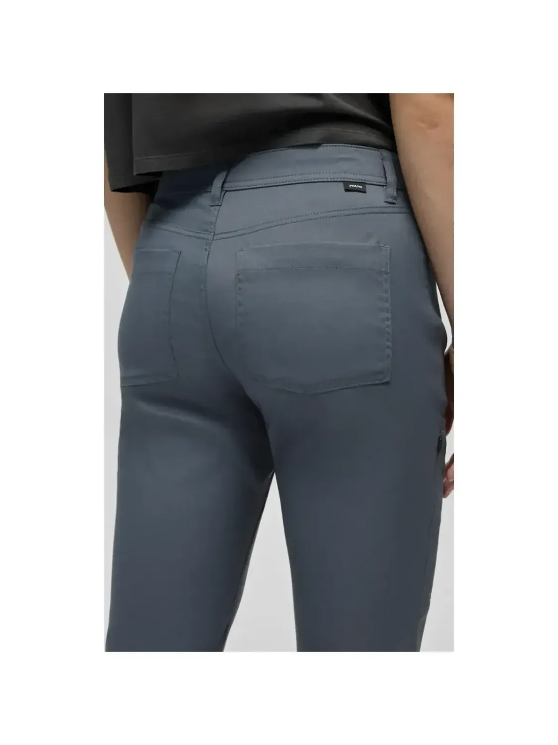 prAna Women's Stretch Zion Halle Mid Rise Pant in Thundercloud, alternate view 1