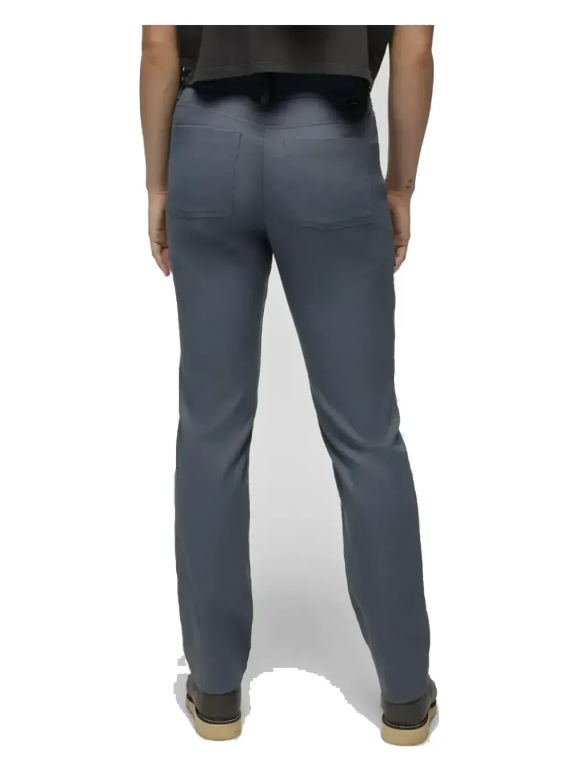 prAna Women's Stretch Zion Halle Mid Rise Pant in Thundercloud, alternate view 3