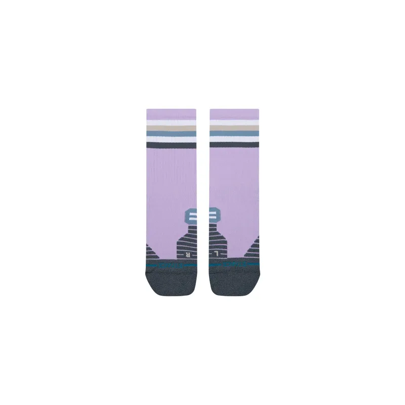 Stance Women's Maliboo Mid Crew Socks in Lavender, alternate view 1