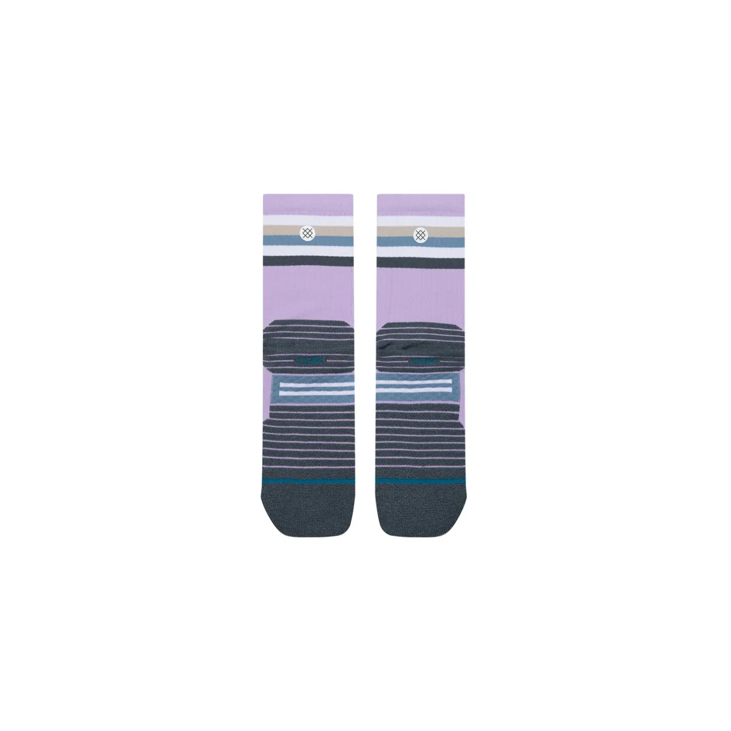 Stance Women's Maliboo Mid Crew Socks in Lavender, alternate view 2