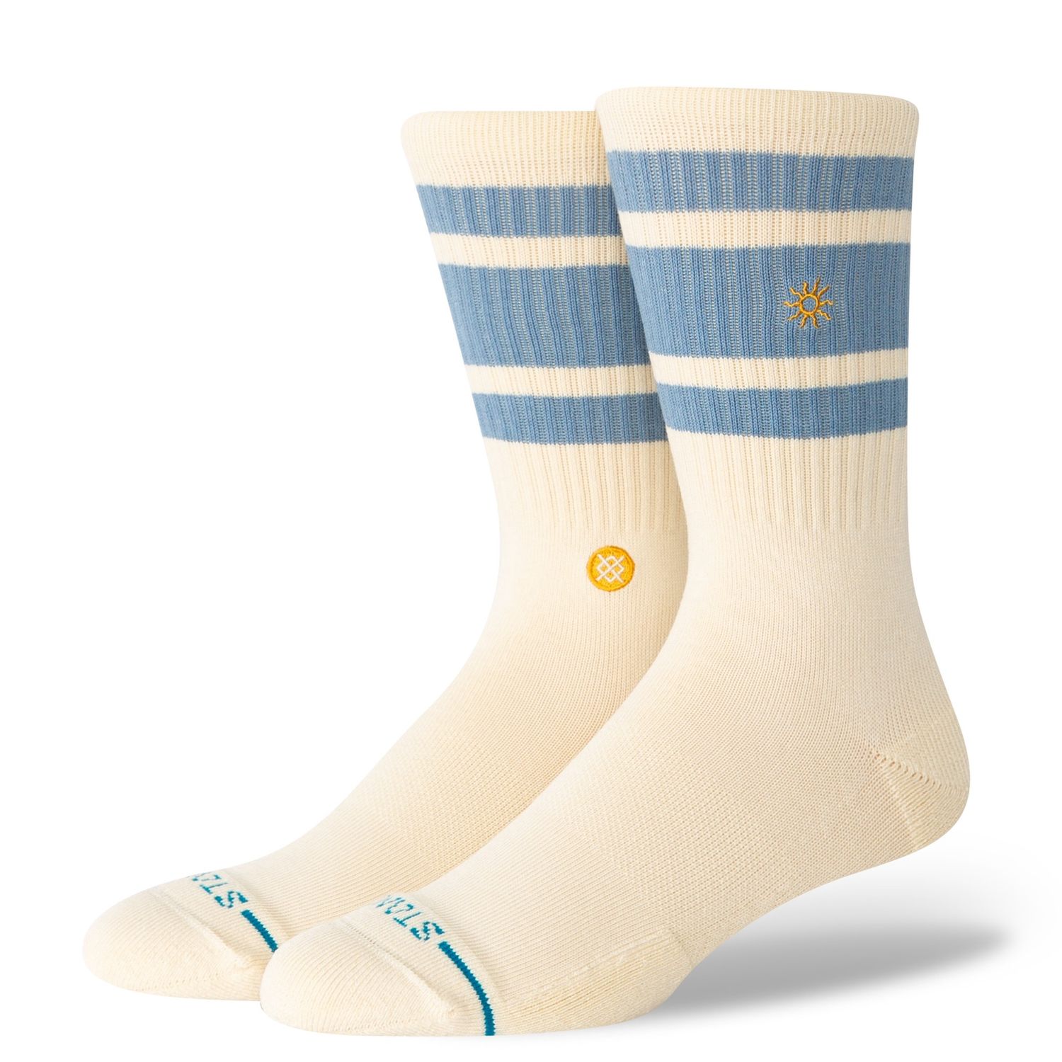 Stance Got Sol Crew Socks, Color: Canvas, Size: L