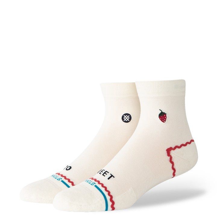 Stance So Sweet Lowrider Socks, Color: Ivory, Size: M