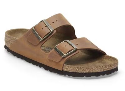 Birkenstock Arizona Oiled Leather, Color: Cognac, Size: 42