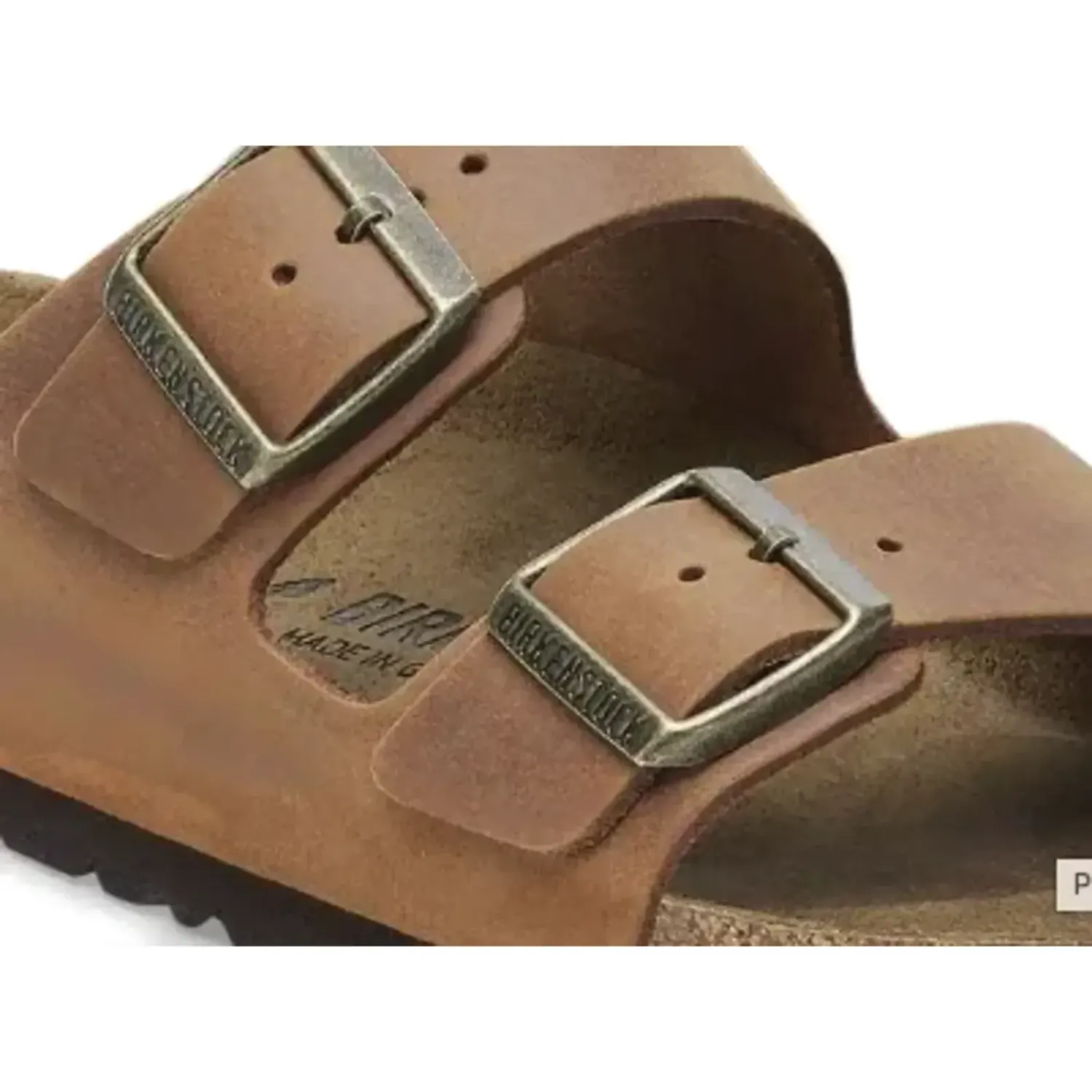 Birkenstock Arizona Oiled Leather in Cognac, alternate view 1