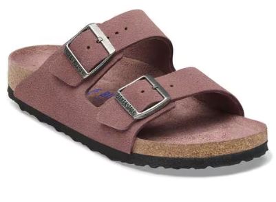 Birkenstock Arizona Soft Foot Bed Suede, Color: Pepper Tonal, Size: 37