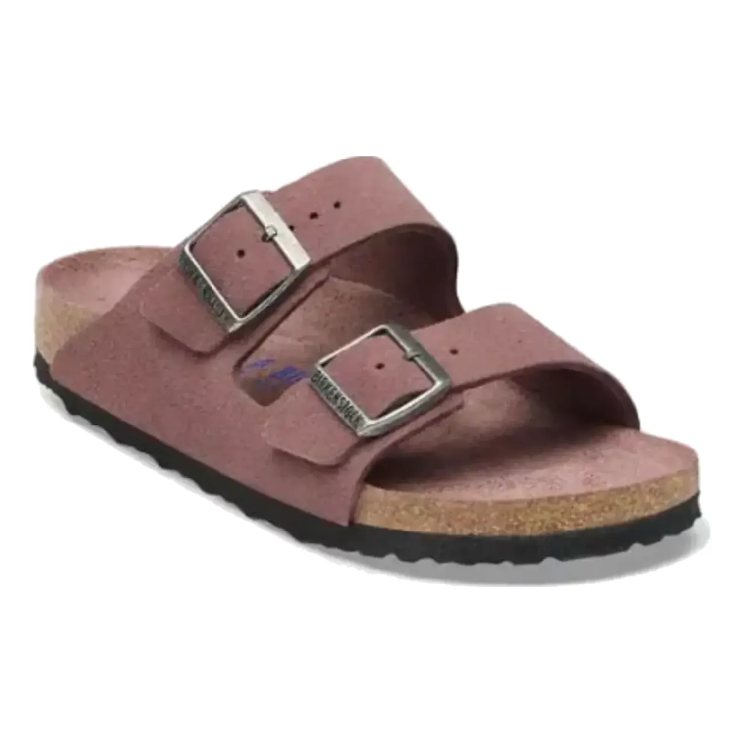 Birkenstock Arizona Soft Foot Bed Suede in Pepper Tonal, alternate view 2