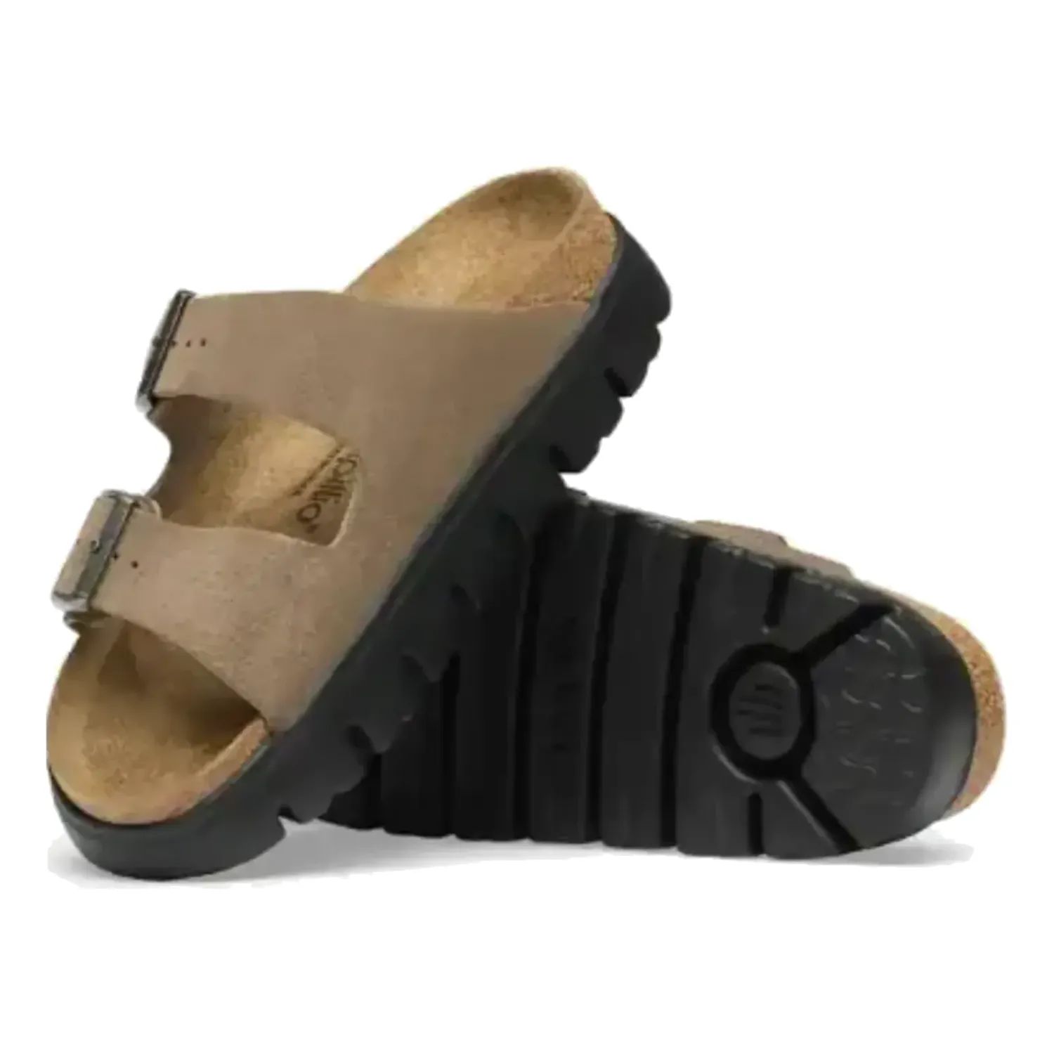 Birkenstock Arizona Chunky Suede in Gray Taupe, alternate view 2