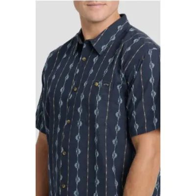 Billabong Men's Sundays Jacquard Short Sleeve Woven, alternate view 1
