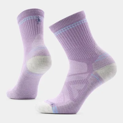 SW001572 - Smartwool Women's Hike Light Cushion Mid Crew Sock in Womens Hike Light Cushion Mid Crew Sock  Purple Dawn, alternate view 1