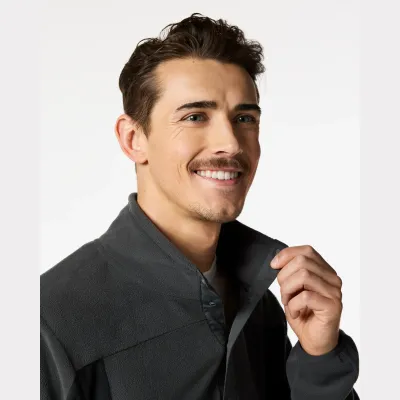 Cotopaxi Men's Encima Fleece Pullover in Charcoal and Black, alternate view 1
