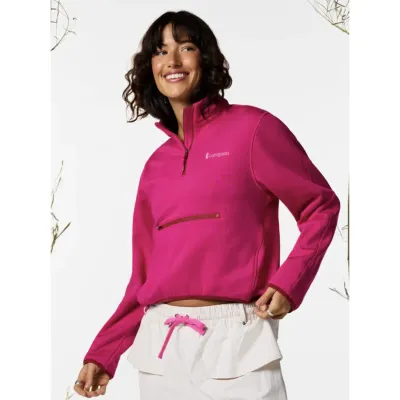Cotopaxi Women's Tempa Fleece Quarter Zip Pullover, front view