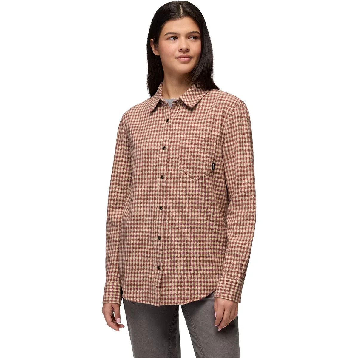 prAna Women's Golden Canyon Flannel, Color: Newberry, Size: S
