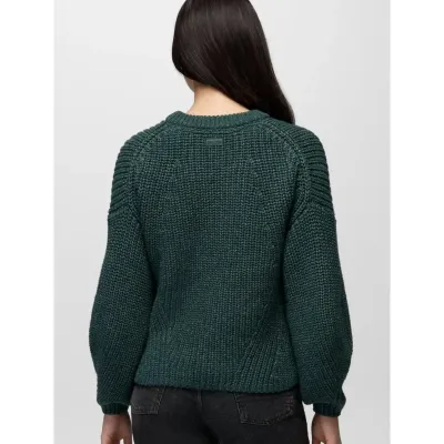 prAna Women's Sunday River Crewneck Sweater, front view