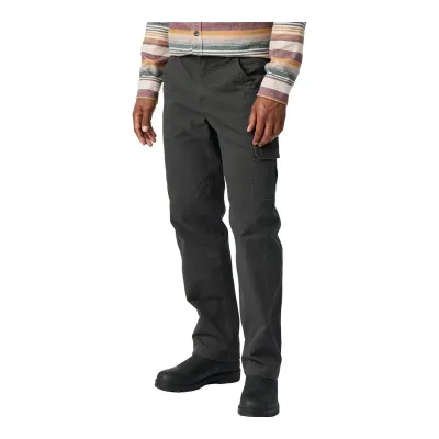 Royal Robbins Men's Enduro Canvas Utility Pant in Charcoal, front view