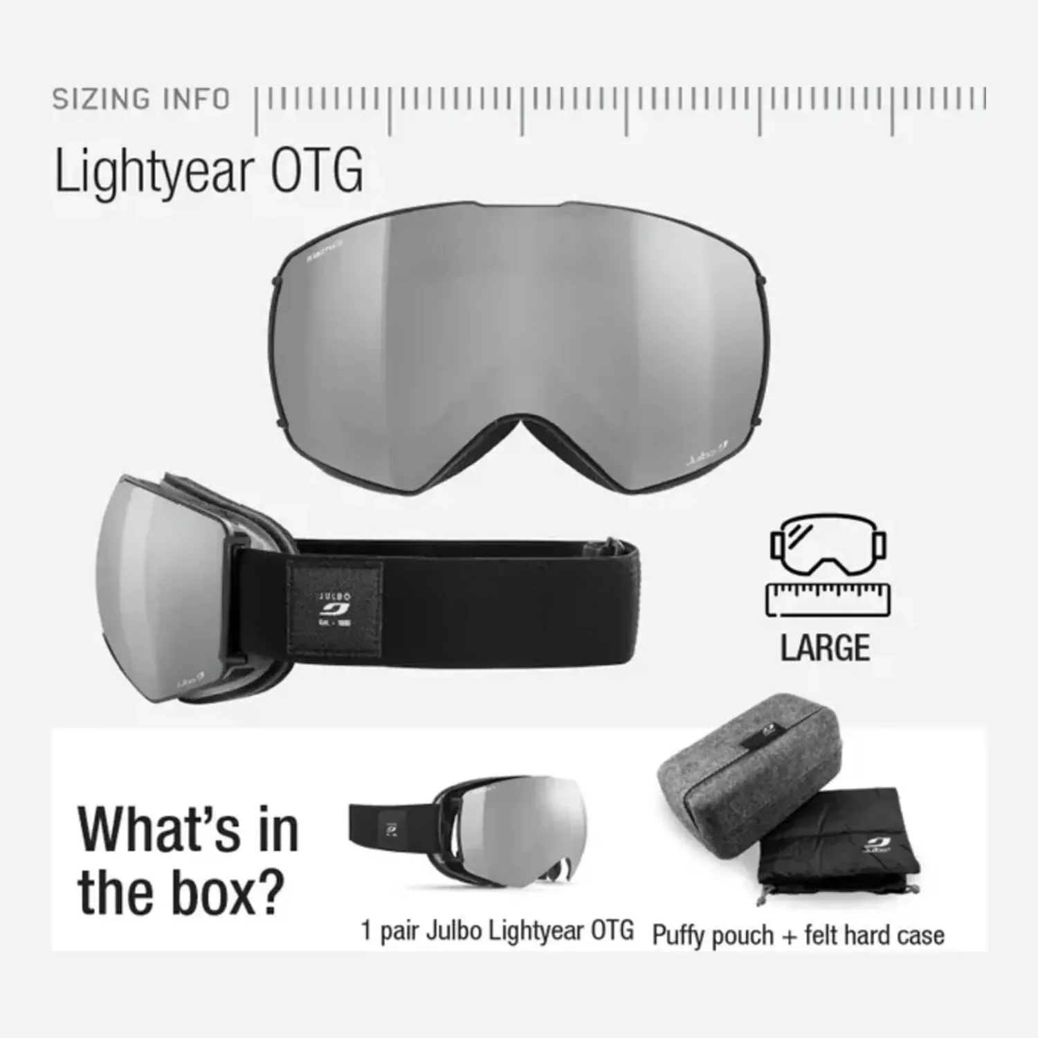 Julbo Lightyear OTG REACTIV Goggles, alternate view 3