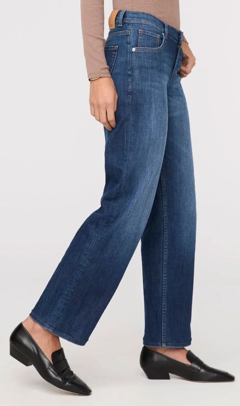 Duer Women's Performance Denim Mid Rise Straight
