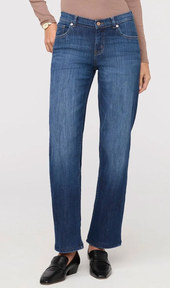 Duer Women's Performance Denim Mid Rise Straight