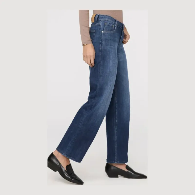DUER Women's Performance Denim Mid Rise Straight