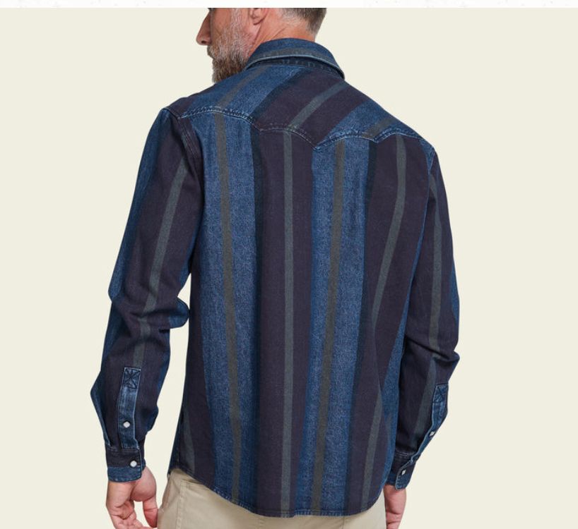 Howler Brothers Dust Up Denim Snapshirt