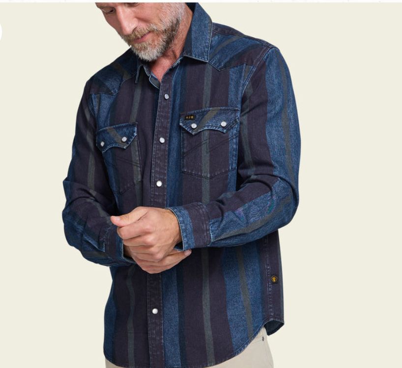 Howler Brothers Dust Up Denim Snapshirt