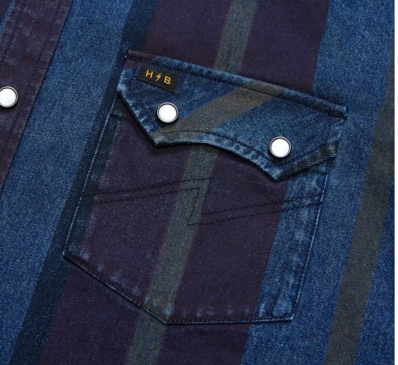 Howler Brothers Dust Up Denim Snapshirt