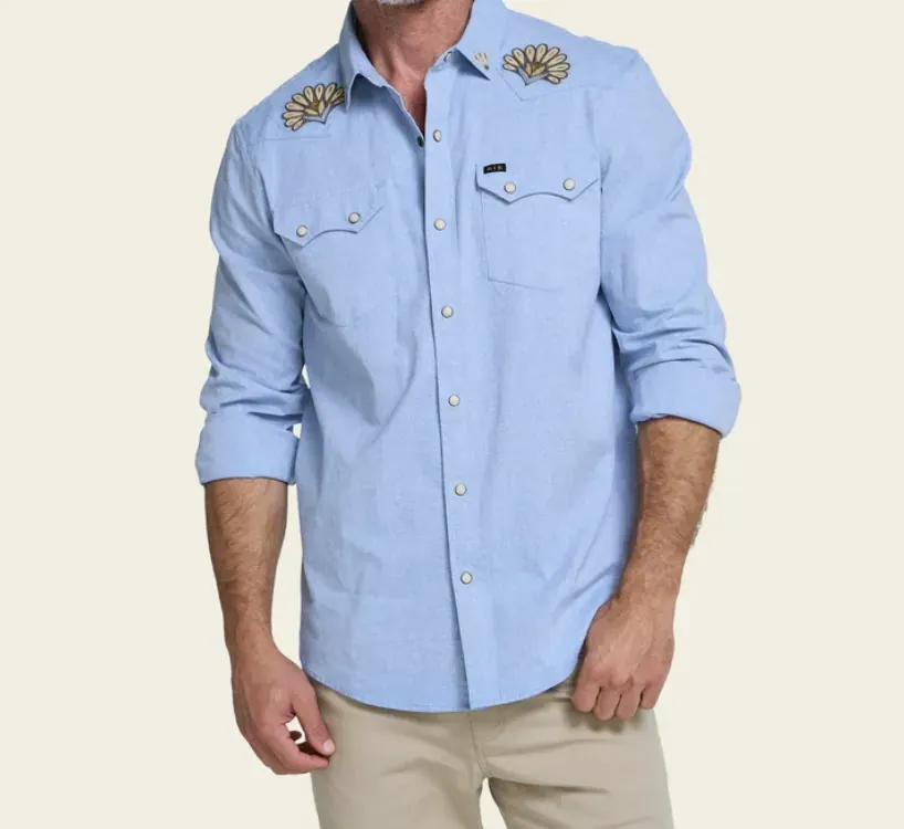 Howler Brothers Crosscut Deluxe Snapshirt, alternate view 1