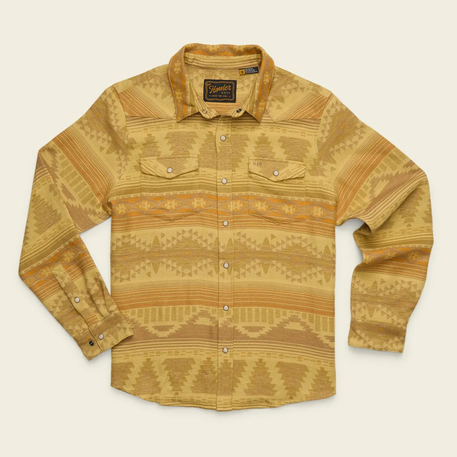 Howler Brothers Sheridan Flannel, Color: Canyon Codes: Sediment, Size: L