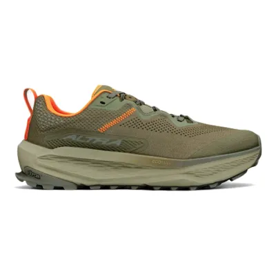 Altra Men's Olympus 7 in Dark Olive/ Black/Aloe, main view