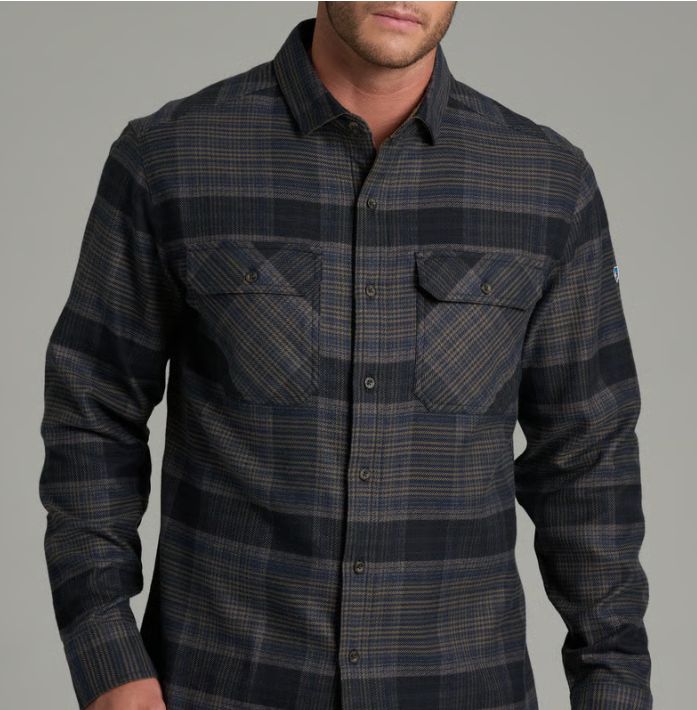 Kuhl Men's Rydr Flannel, Color: Midnight, Size: Medium
