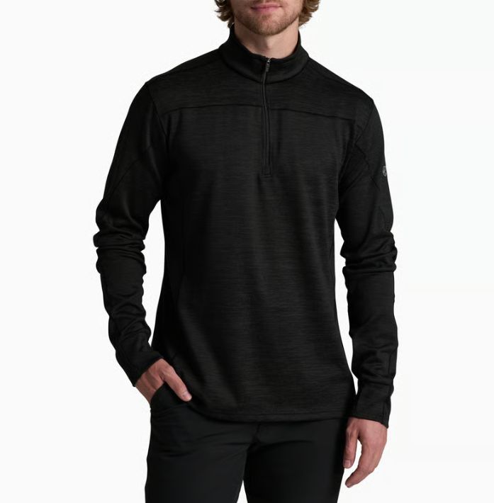 Kuhl Ryzer 1/4 Zip, Color: Blackout, Size: Medium