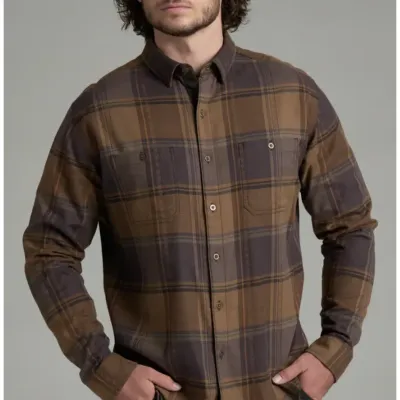 KUHL Men's Fugitive Flannel, front view