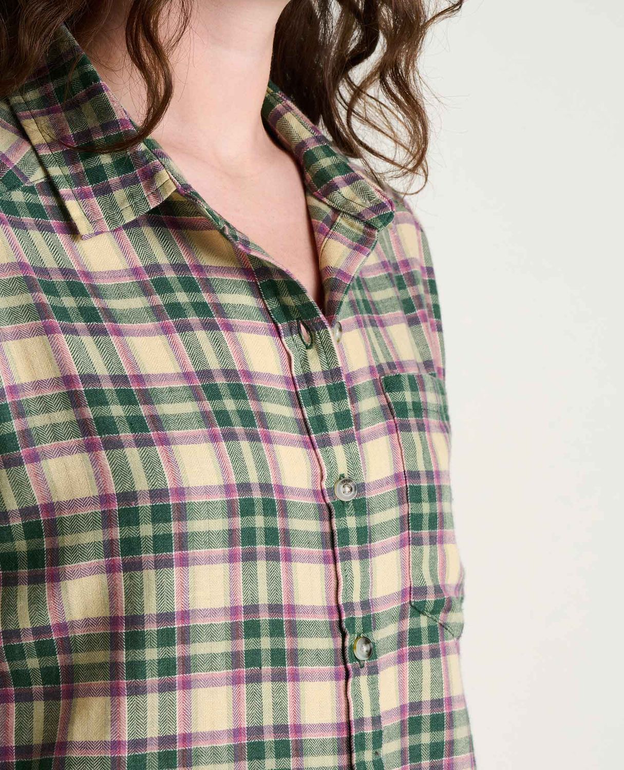 Toad &amp; Co Women's Re-Form Flannel Boxy LS Shirt