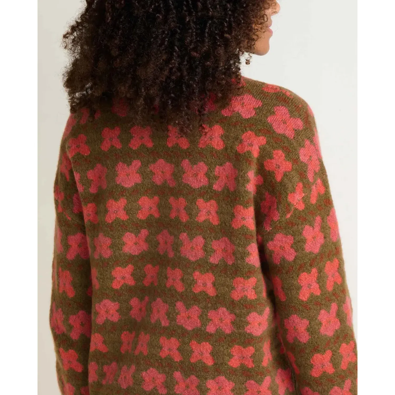 Toad&amp;Co Women's Wasatch Crew Sweater in Fir Pattern, alternate view 4