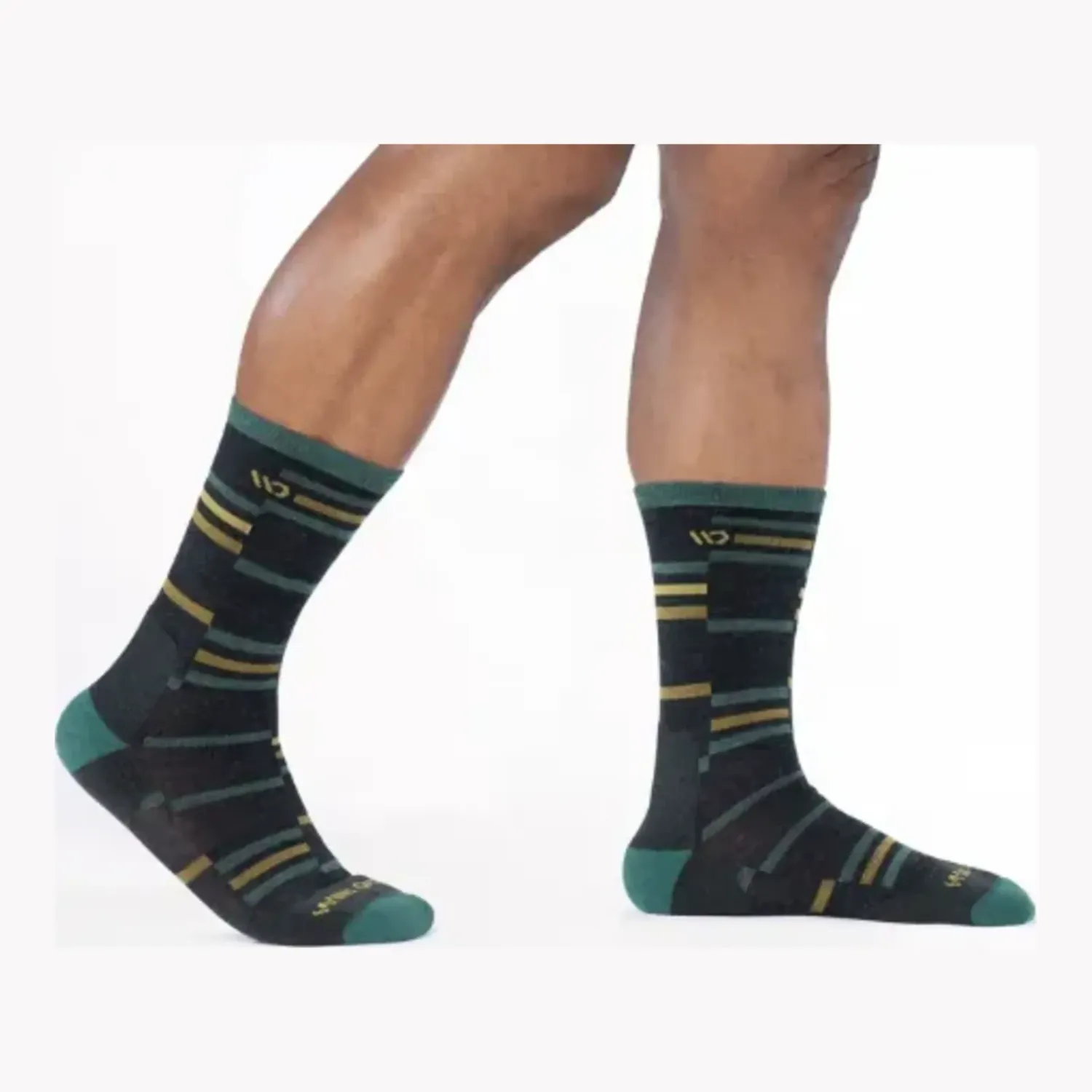 Wide Open Men's Crossroad Cushioned Crew Socks, Color: Charcoal, Size: XL